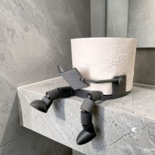 Fotos des Rollenhalters