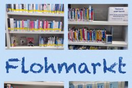 Spendenflohmarkt mit aussortierten Medien